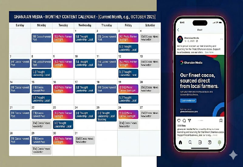 content calendar