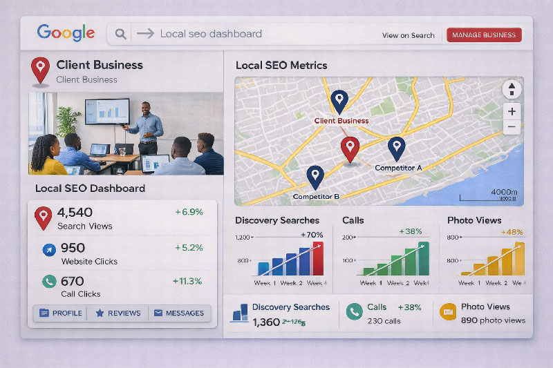 local seo dashboard