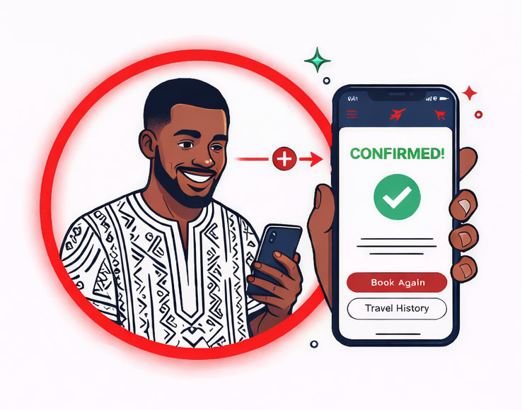 satisfied mobile app user